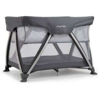 Cuna de Viaje Plegable Nuna Sena - Graphite con Doble Altura