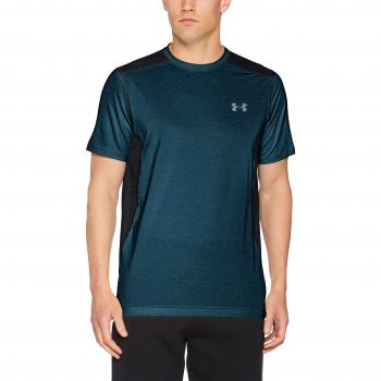 Under Armour Ua Raid Ss Camisa de Manga Corta, Hombre, Azul, S
