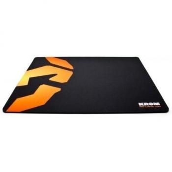 NOX Krom K1 - Alfombrilla de ratón, negro y naranja
