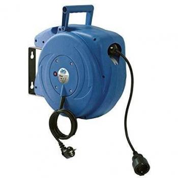 Enrollador Automático de Cable Schwabe 15m con Montaje en Pared, H05VV-F 3x1,5 mm²