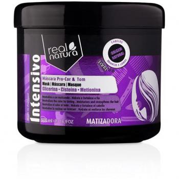 Mascarilla Capilar Sin Sal Matizante para Color y Tono Real Natura 500 ml