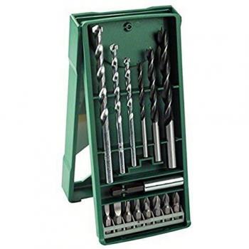 Bosch Mini X-line - Set de 15 unidades para taladrar y atornillar
