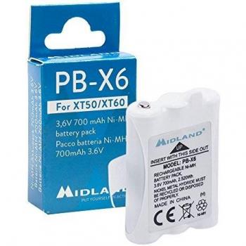 Midland C1300 PB de X6 700 mAh Ni-MH Batería para xt50/XT60