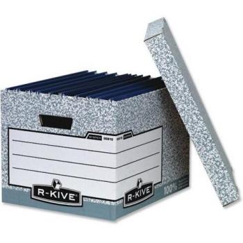 R-Kive System Standard Storage Box Foolscap W333xD390xH285mm Ref 00810-FF [Pack of 10]