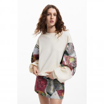 Sudadera de mujer Desigual Posters Lacroix con mangas estampadas M Christian Lacroix