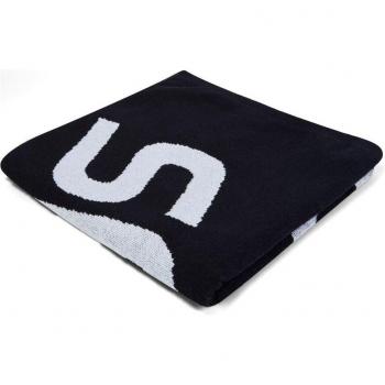 Toalla de algodón Speedo Towel Logo negra y blanca