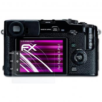 atFoliX Lámina Protectora de plástico Cristal Compatible con Fujifilm X-Pro1 Película Vidrio, 9H Hybrid-Glass FX Protector Pantalla Vidrio Templado de plástico