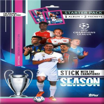 PACK ÁLBUM Y CROMOS STICKERS UCL 2023-2024