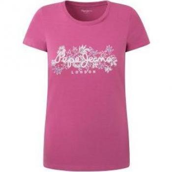 Camiseta PEPE JEANS PL505834 KORINA Manga Corta Mujer Morado