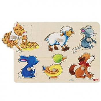 Puzzle de Madera Madre e Hijo con Imágenes Ocultas - 6 Piezas - Goki