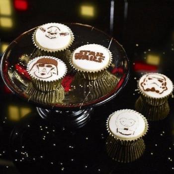 genuinelakeland Star WarsTM 6 Cupcake de Plástico Polvo Escudos & plantillas