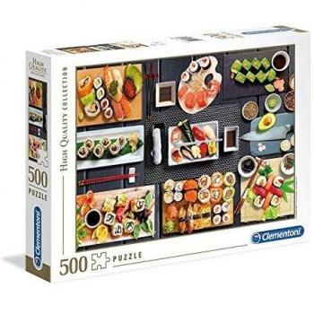 Clementoni Collection: Sushi Puzzle, 500 Piezas, Multicolor