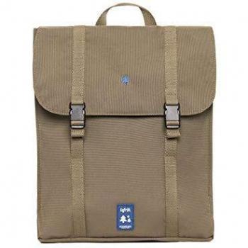 Lefrik - Mochila Ordenador Portatil Handy Casual y Práctica - Tejido 100% Reciclado - Eco Friendly - Para trabajar o para viajar - 12 L - Color Tobacco