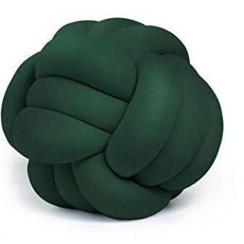 Homemania 55DK-17 Cojín Decorativo de Poliéster, Verde, 45 x 45 x 42 Cm