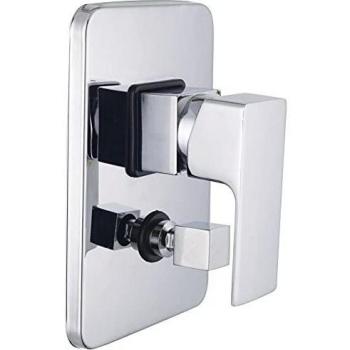 Mezclador Monocomando de Ducha Empotrado Serie Elegant con Desviador