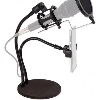 Technical Pro LiveShow2M Goose Neck Phone Holder and POP Filter