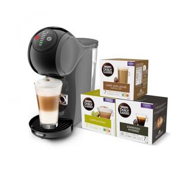 Cafetera de cápsulas De'Longhi Dolce Gusto Genio S EDG226.A, incluye 3 paquetes de cápsulas, diseño compacto, tamaño de bebida ajustable, depósito de agua extraíble de 0,8L,