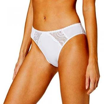 Playtex Flower Elegance Slip Calzoncillos, Blanco, 38 para Mujer
