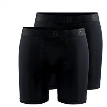 Craft Core Dry Men's 6-Inch Boxer Briefs - 2-Pack Black