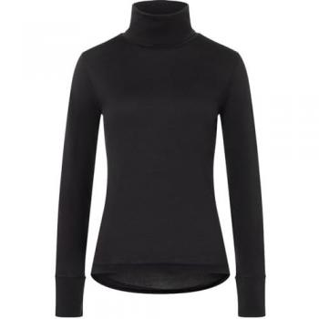 Supernatural Women's Merino Long Sleeve Skiing Roll Neck T-Shirt Black