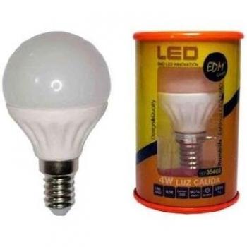Edm Grupo 6843480135 Bombilla led ELEKTRO e14 5w 3200k luz calida 35465, Multicolor