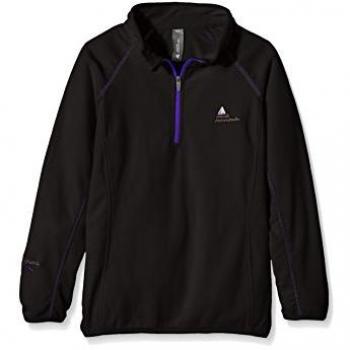 Microfleece Half-Zip Sweatshirt for Girls - Peak Mountain Gafine