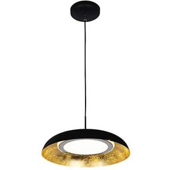 Lámpara de Techo LED 12W 3 Temperaturas Gan Negro Cristalrecord - Ahorro de Energía