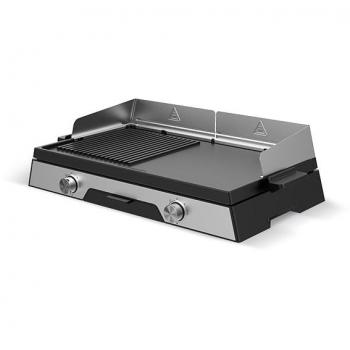 Plancha Eléctrica Profesional Kitchen Chef 2200W Inox 52 x 31.5 cm