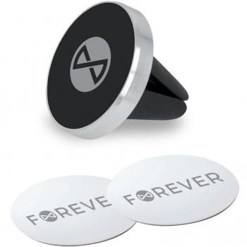 Soporte Magnético Universal para Smartphone con Rotación 360 y Fijación en Rejilla de Ventilación del Coche - Forever MH-110