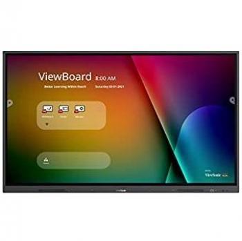 ViewSonic IFP6532 ViewBoard 65 4K Display Interactivo EDU PON Touch de 20 Puntos Garantía 5 años
