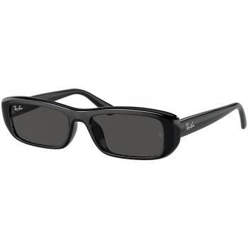 Ray-Ban RB4436D Unisex Sunglasses, Color 667787, Black, Asian Fit, Size 55