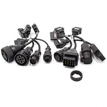 Set de Adaptadores OBD1 a OBD2 Compatible con Camiones Iveco, Knorr, Man, Mercedes, Renault, Scania y Volvo - Vhbw