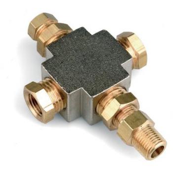 Simoni Racing T4 Adaptador para Sensor Presión y Temperatura Aceite