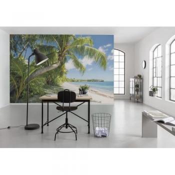Papel Pintado No Tejido Komar Fiji Dreams Boat, 450x280 cm, Ideal para Sala y Dormitorio