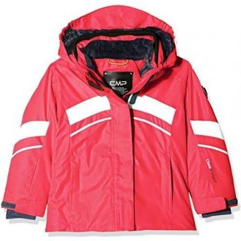 CMP Feel Warm Flat, Chaqueta Cortavientos niña, niña, 38W0455, Coral, 128