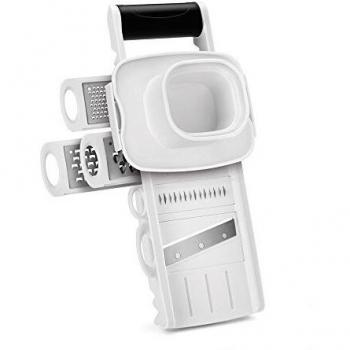 Metaltex RALLADOR Multiple 'Profi-MANDOLINO', Metal, Blanco, Estándar