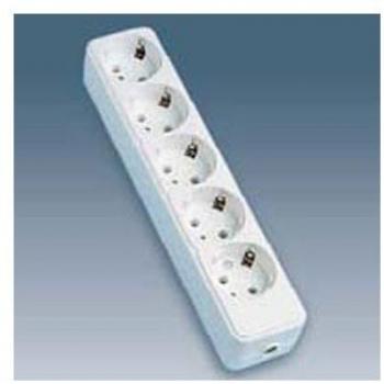 Simon 10405-31 - Base Quintuple Con T.T. Lateral