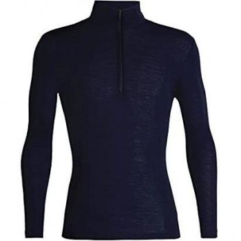 Icebreaker 175 Everyday LS Half Zip Camiseta, Hombre, Azul