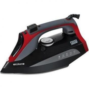 Plancha de Vapor Kuken Suela Inoxidable 3000W 140gr/min Vapor