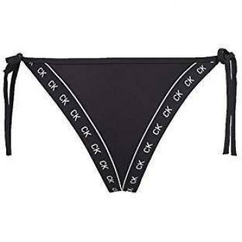Calvin Klein Costume da bagno Donna Jeans Cheeky String Side Tie kw0kw00946 l Nero