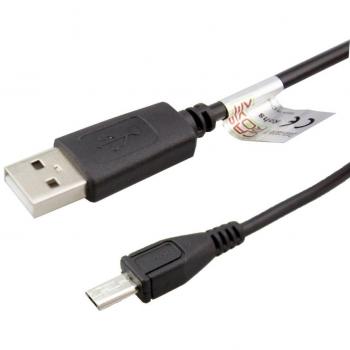 caseroxx Micro B de datos Micro USB Câble para Blackview BV6000s, cable USB como cable cargador o para sincronizar datos, Conexión simple con PC, laptop y otros dispositivos, 1 cable