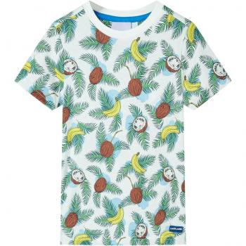Camiseta de manga corta infantil multicolor 92