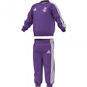 adidas Real Madrid 3S Bbyjogg - Conjunto para niños de 2-3 años, color morado
