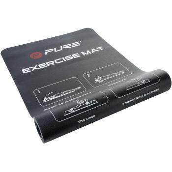 Pure 2 Improve Unisex Exercise Trainer Mat, Black, 1.82x61x0.4cm
