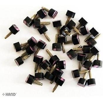 Un paquete de U-forma de alta calidad del zapato de las señoras del talón consejos de reparación, negro, 612 - 17x17mm pack of 20 pairs