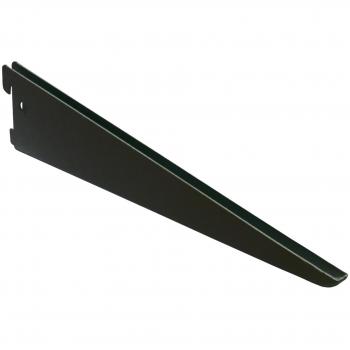 Soporte de estante en U - 22 cm - Negro
