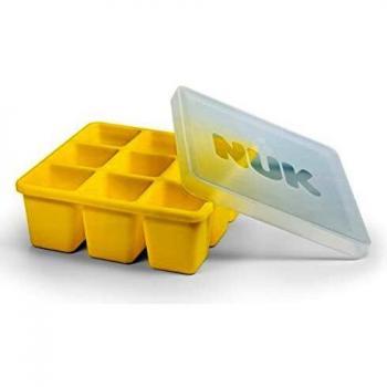 NUK Silicone Freezer Mold - Food Container Moulds for Freezer, frost-resistant silicone, 9 compartments of 60 ml each