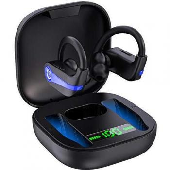 Auriculares Inalambricos Bluetooth 5.1, Auriculares Bluetooth Deportivos, IP7 Impermeable Running Auriculares con Microfono, Cancelación de Ruido In Ear, Cascos Inhalabricos para Xiaomi Samsung