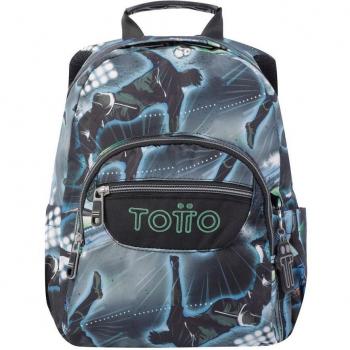 Mochila Escolar Totto Estadio Fútbol Tempera
