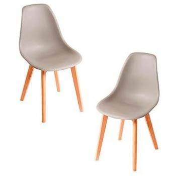 Pack 2 Sillas Kelen - Comedor - Color Gris